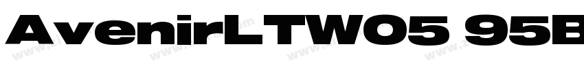 AvenirLTW05 95Black字体转换